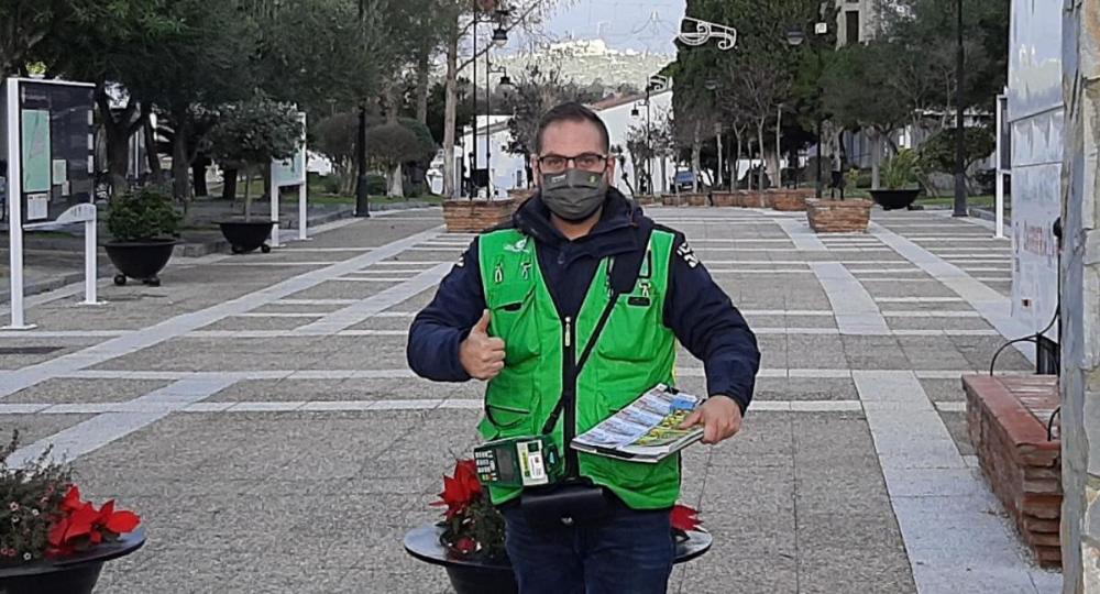 Demetrio Rosillo, vendedor de la ONCE en Castellar de la Frontera
