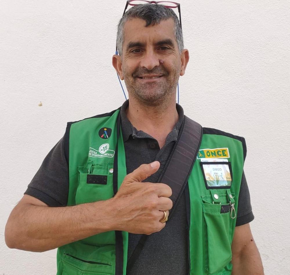 Diego Sánchez, vendedor en Benalup
