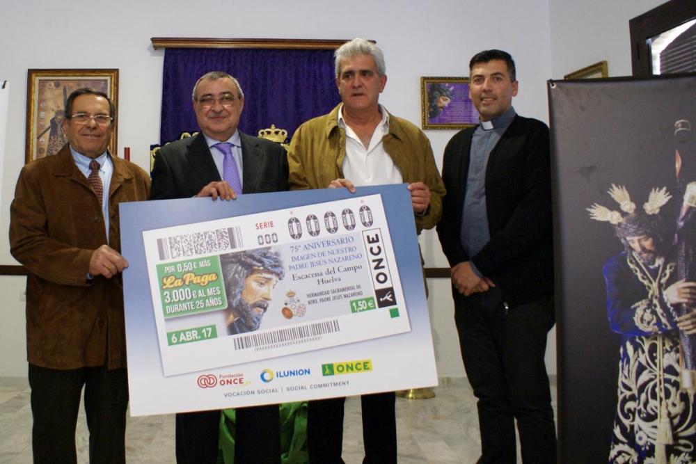 Presentación del cupón del Nazareno de Escacena del Campo