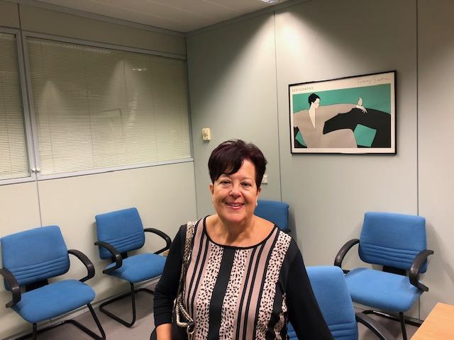 Esperanza Puig, en la sede del CRE de Sevilla