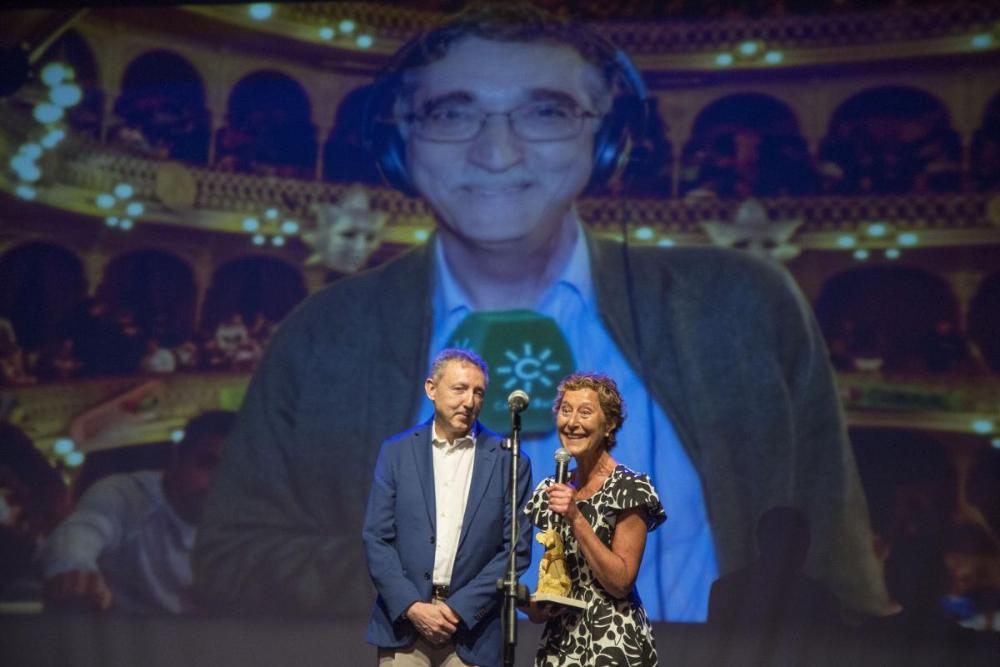 La periodista Mónica Ramón, viuda de Manzorro, agradece el reconocimiento de la ONCE