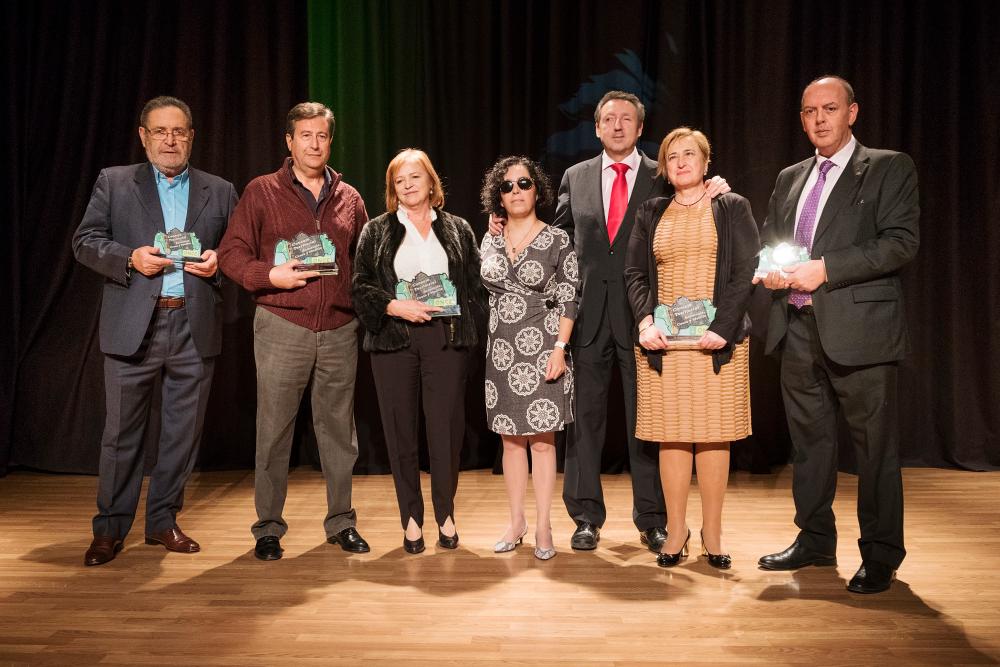 Foto de familia de todos los ganadores de la XV edición del Concurso