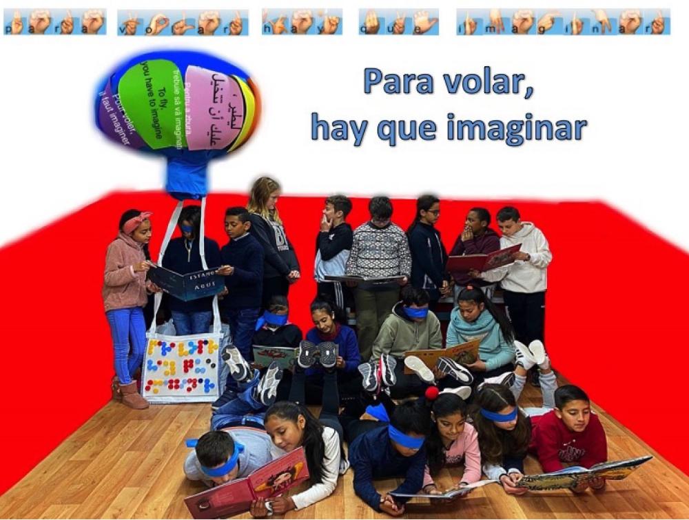 Categoría B: CEIP Angel de Haro. 5º primaria B, de Vera Profesora: Ana Belén Beltrán Camacho  Título: Para Volar hay que imaginar