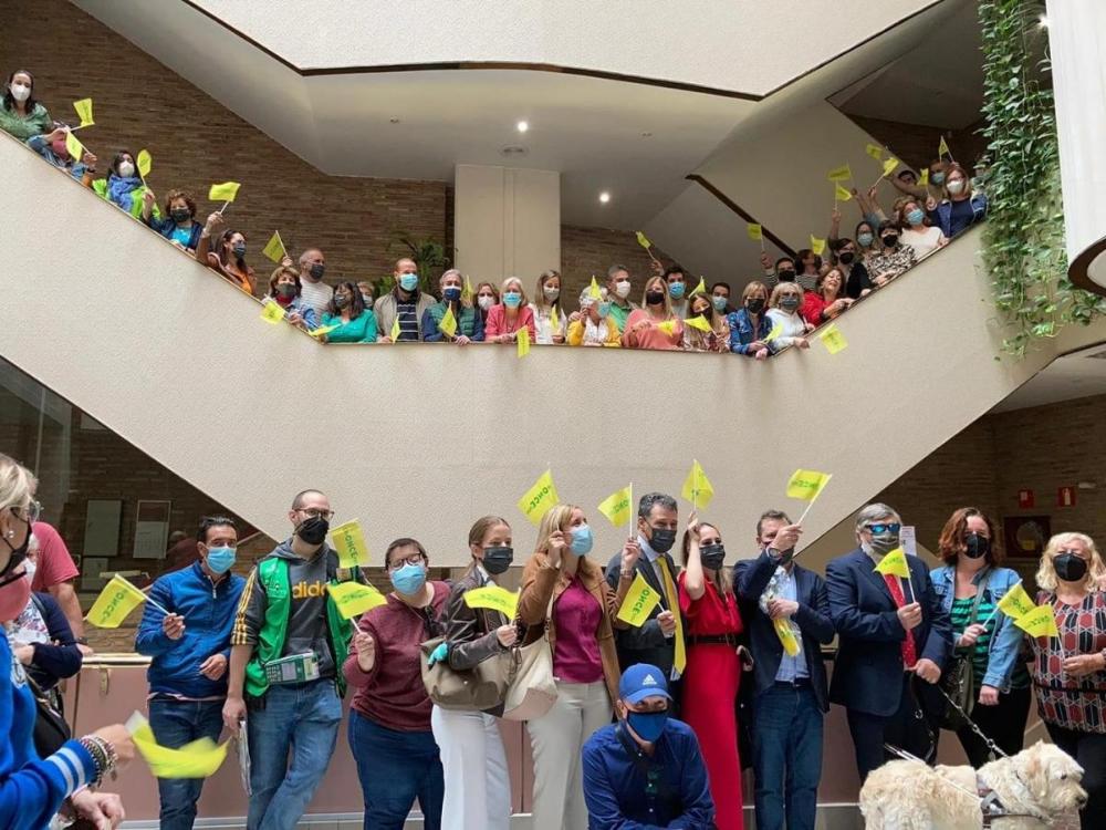 Orgullo ONCE en la sede de Granada