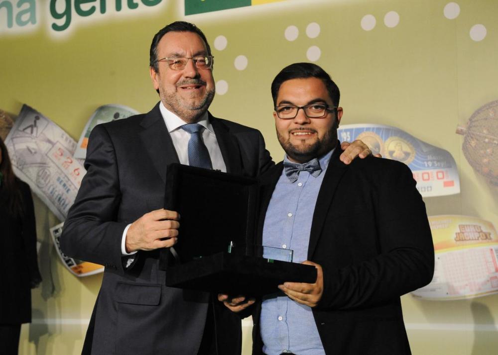 Nicolás Vázquez, mejor vendedor de la ONCE en Granada