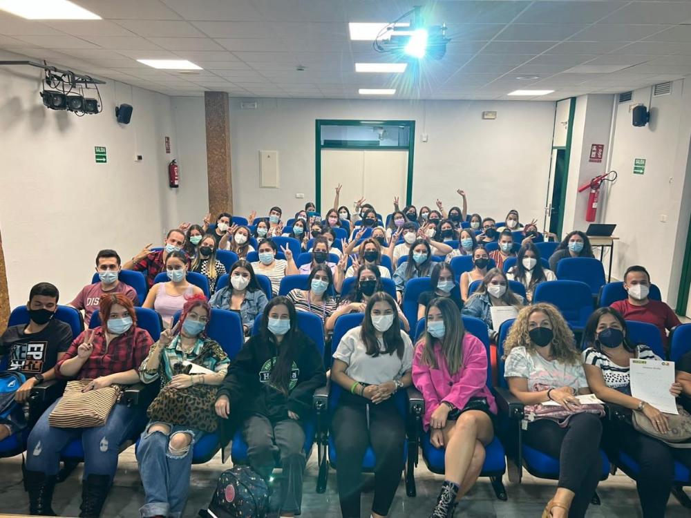 Actividad de difusión del braille en Huelva