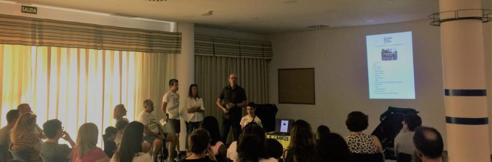 Exposición de ocio por parte de Jorge y Cristian