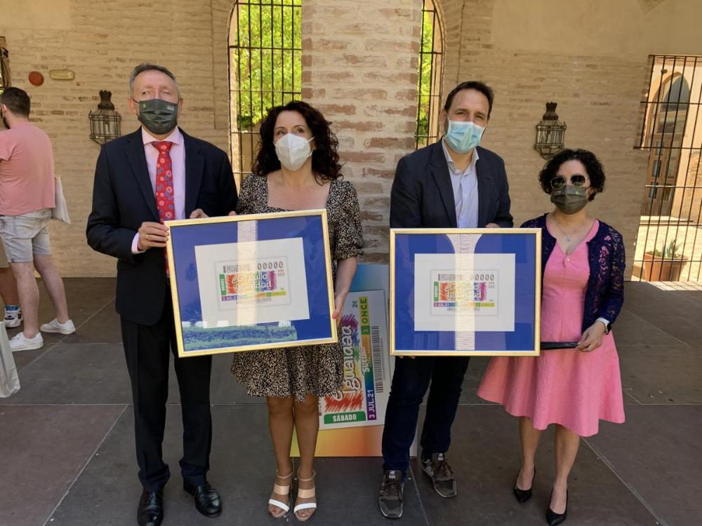 Rocío Ruiz agradeció a la ONCE su implicación activa a favor de las personas más vulnerables de la sociedad