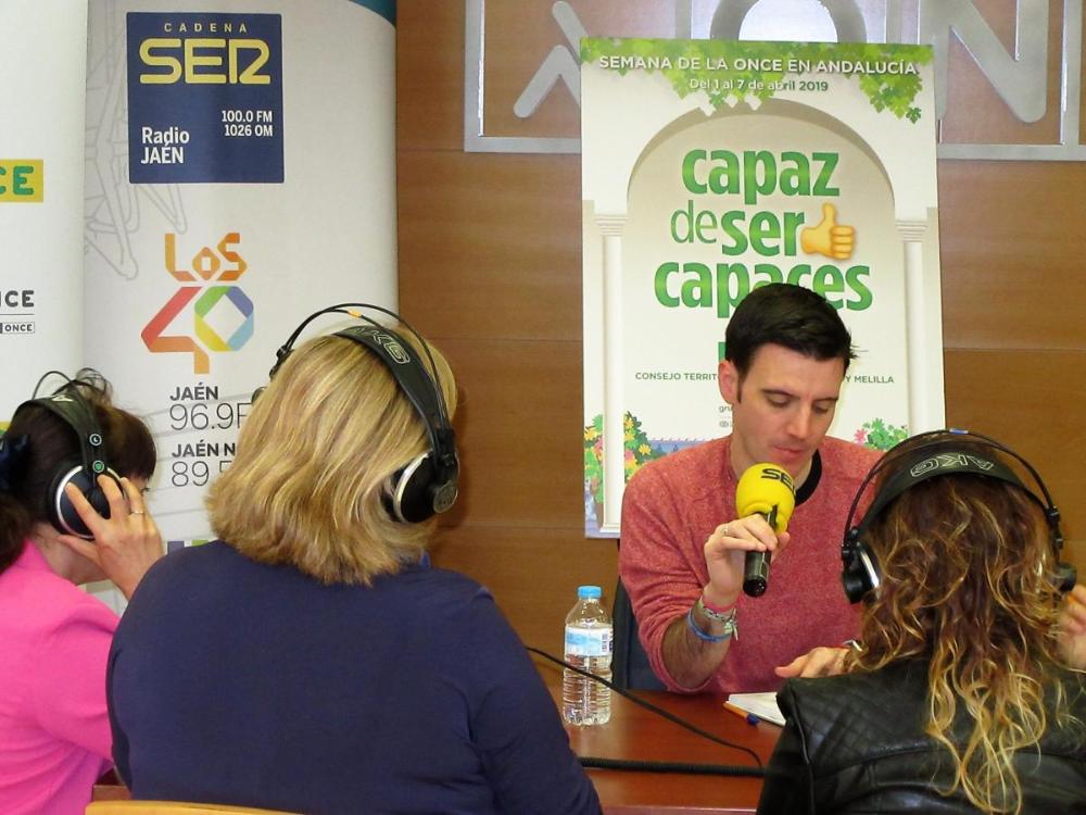 Retransmisión del programa Hoy por Hoy de Radio Jaén desde la sede de la ONCE