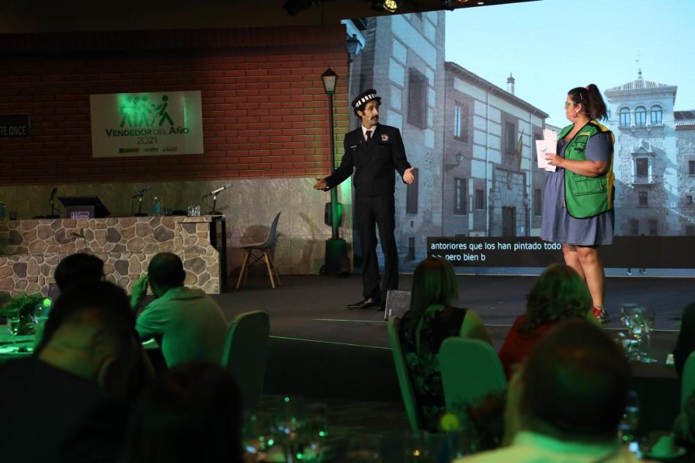 La calle de la Buena Gente ONCE fue el escenario del espectáculo que amenizó esta Gala del Vendedor del Año 2021