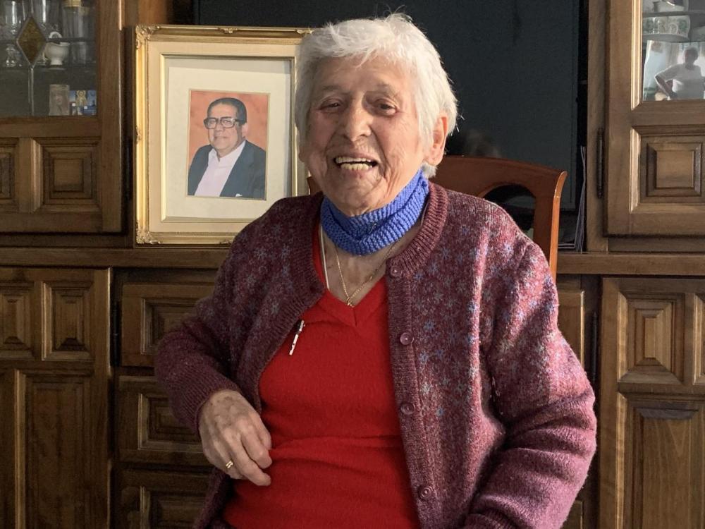 A pesar del poso amargo de su relato, María Pilar muestra una enorme vitalidad y una gran expresividad