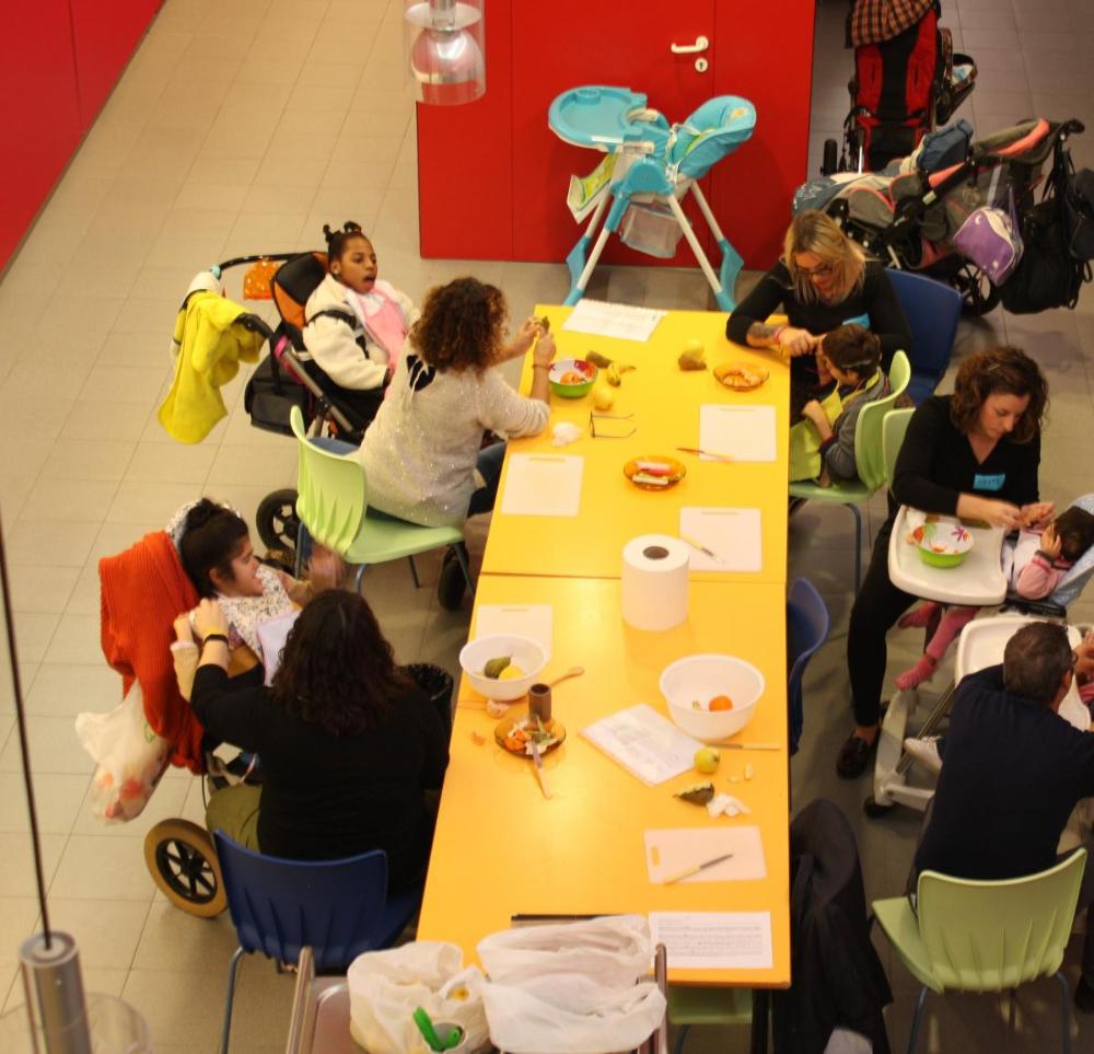 Vista general del taller de cocina