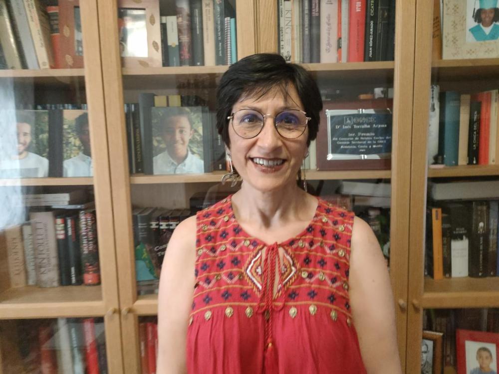 Inés Torralba, ganadora en la categoría de microrrelatos, por 'Solo'