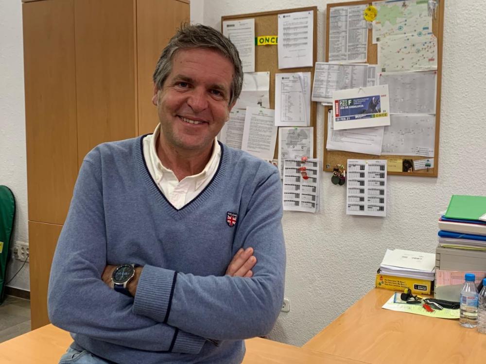 José Ángel Hernández, promotor comercial en la Delegación Territorial