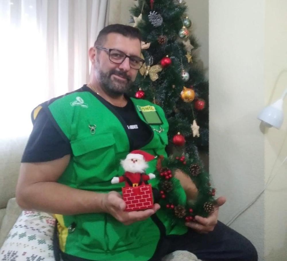 Manuel Luis Márquez, vendedor de la ONCE en Almería