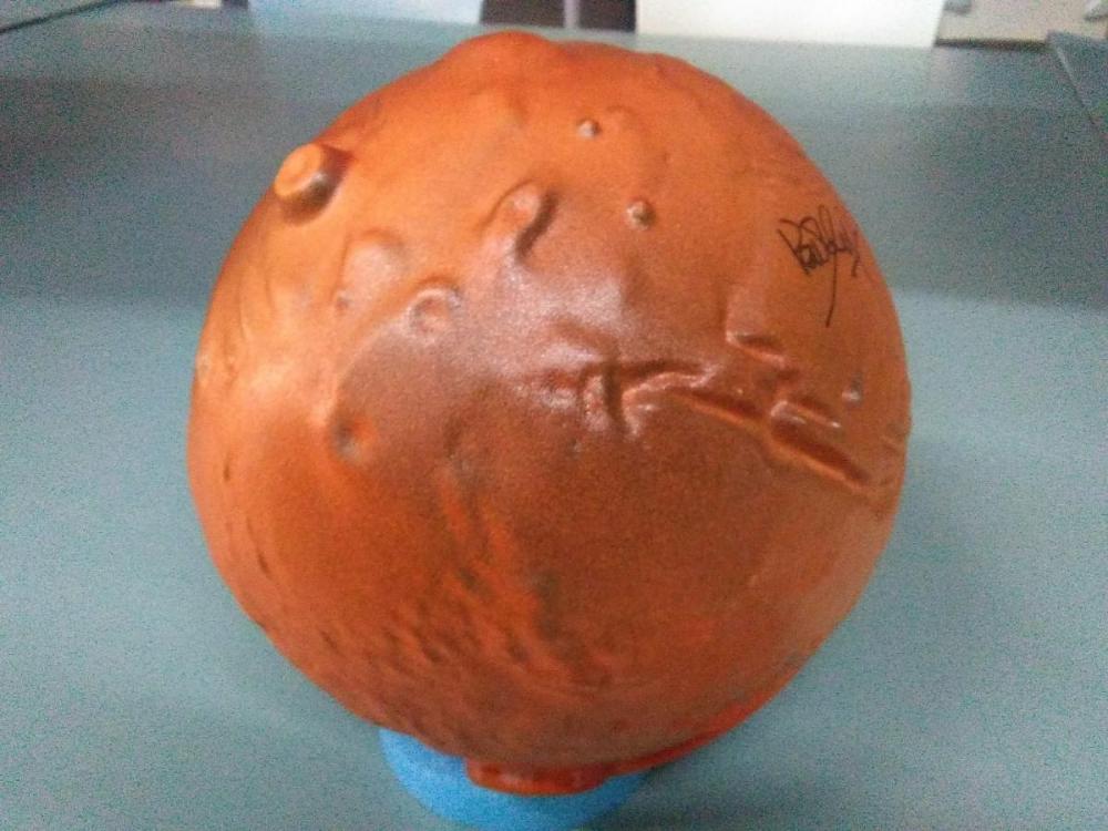 Maqueta del planeta Marte