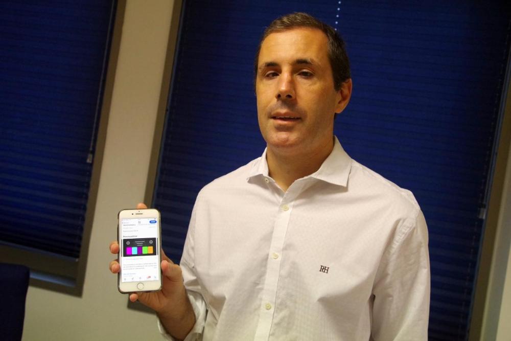 Marcelo confía en que su APP tenga aceptación en el mercado por la facilidad de su uso y su accesibilidad