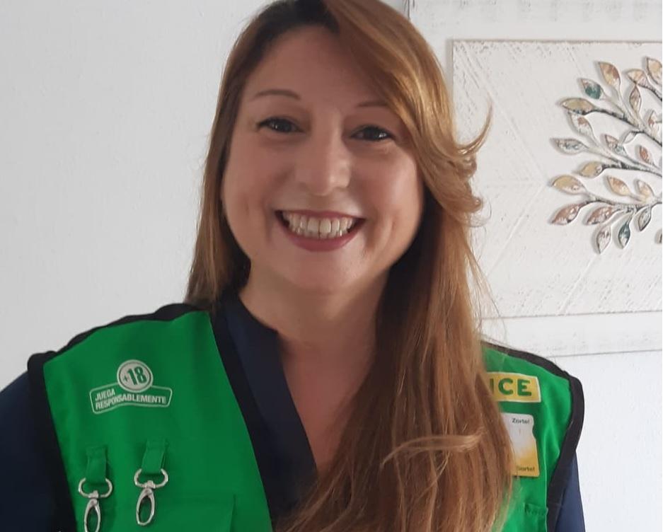 Mari Luiz Serrano, vendedora de la ONCE en Algeciras