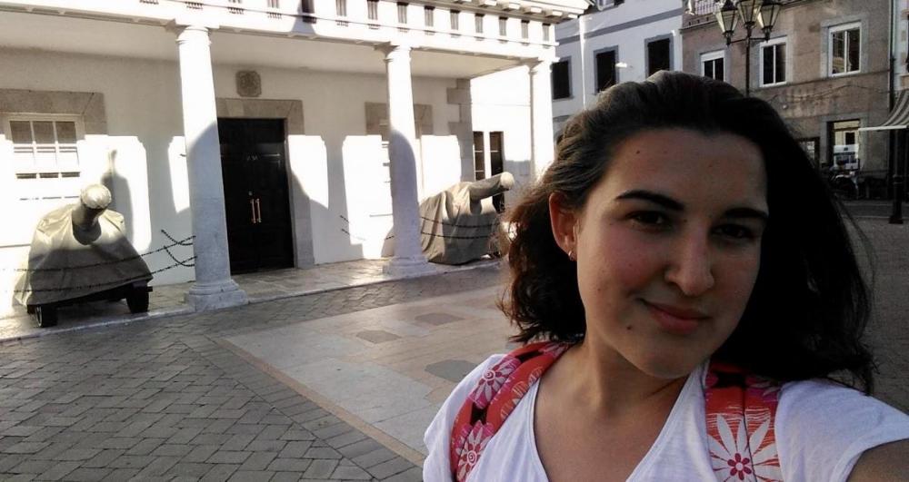 María José Marina, voluntaria de la ONCE en Sevilla