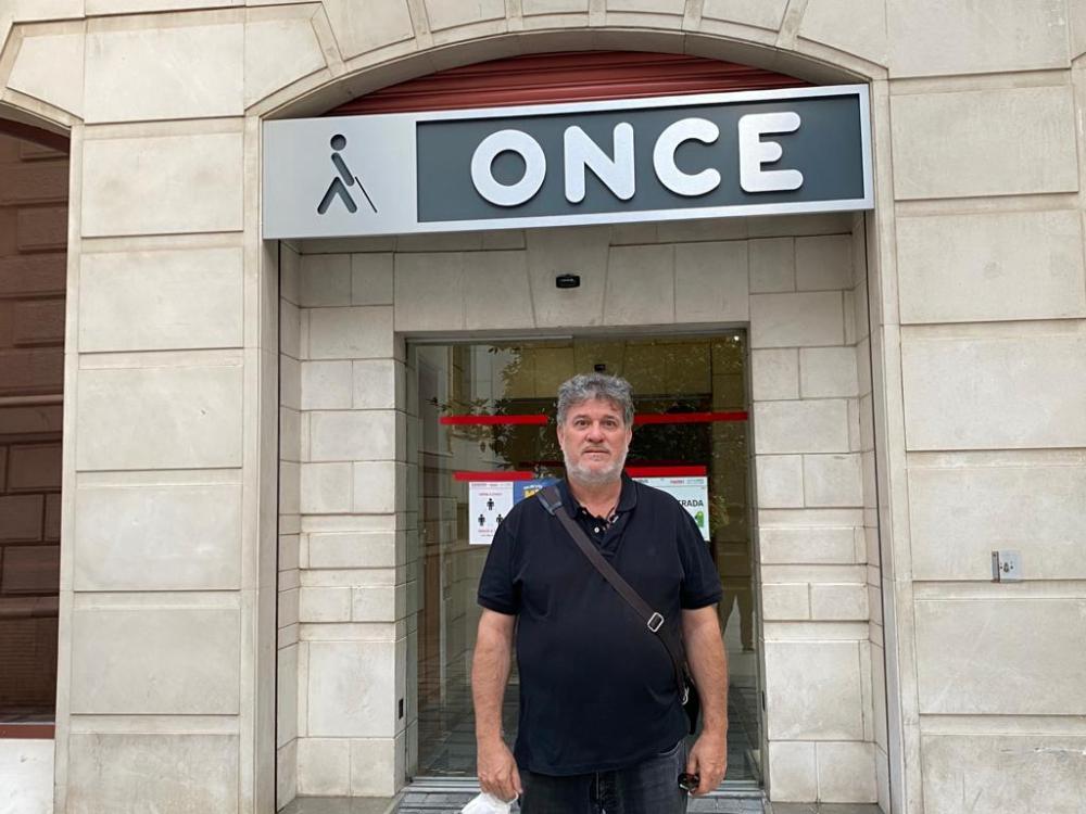 Miguel Ángel Martínez, técnico de Rehabilitación de la ONCE en Granada