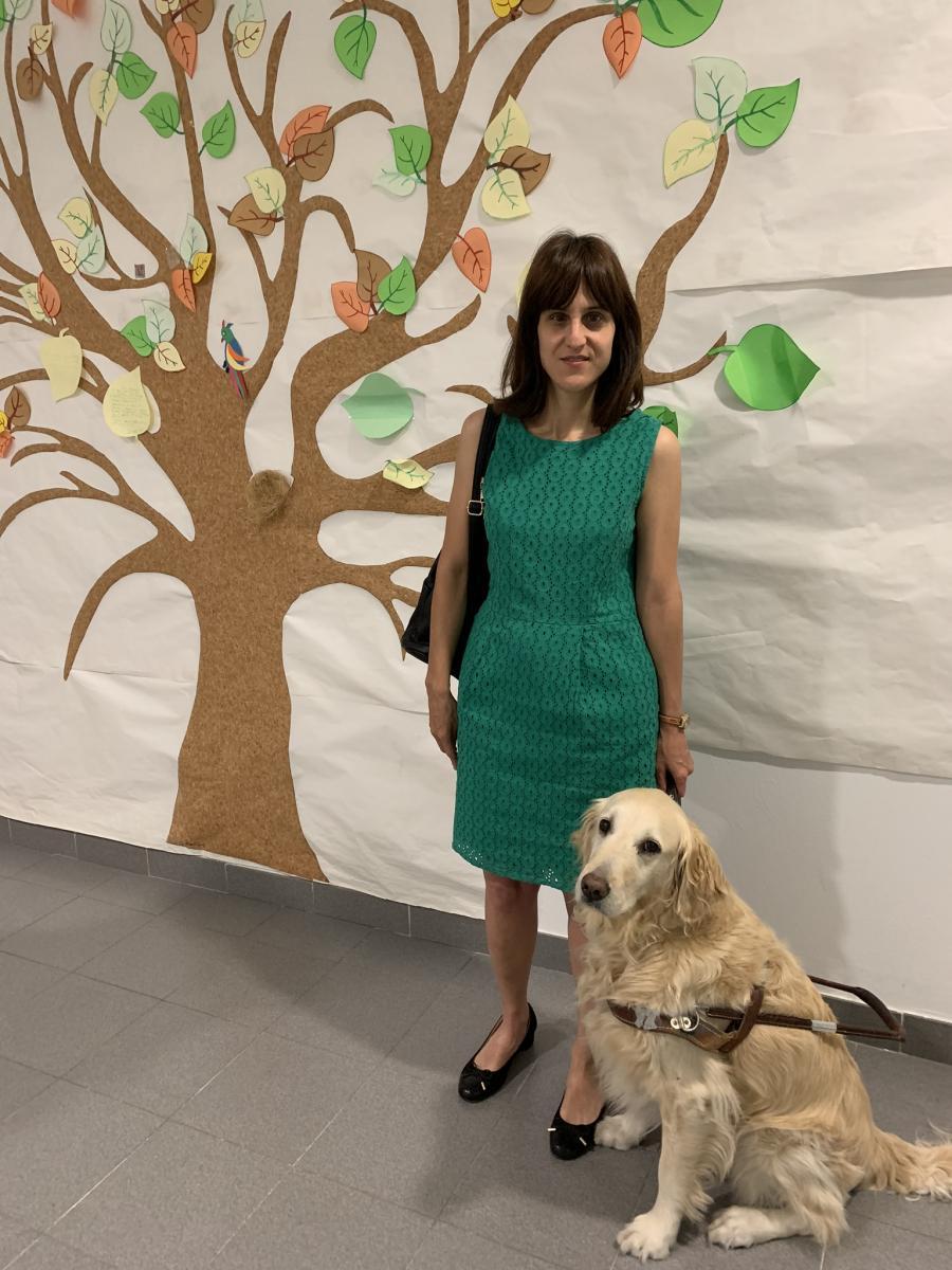 Natalia Alcántara considera que se aprende mucho siendo voluntaria en la FOAL