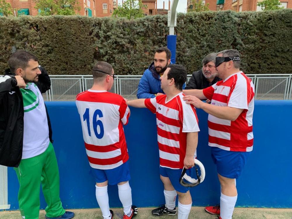 Partido entre los equipos de Granada y Madrid Chamartín