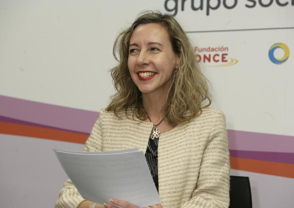 La vicepresidenta de la ONCE, Patricia Sanz, lamentó que "sigue habiendo mucho miedo a denunciar y desconocimiento de cómo poder hacerlo"