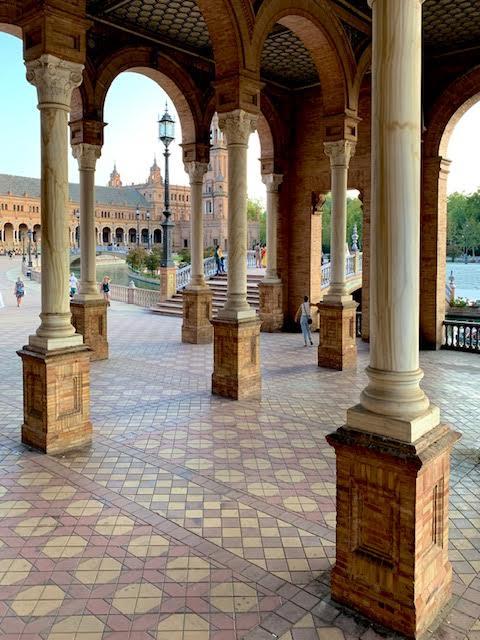 Imagen de la Plaza de España de Sevilla