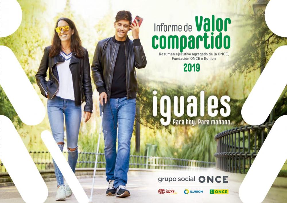 Portada del Informe de Valor Compartido del Grupo Social ONCE 2019