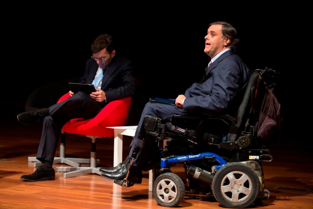 Alberto Durán y Jesús Hernández durante la presentación del Observatorio