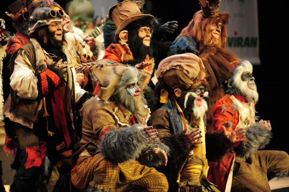Actuación de 'Los Irracionales' en la final del Falla