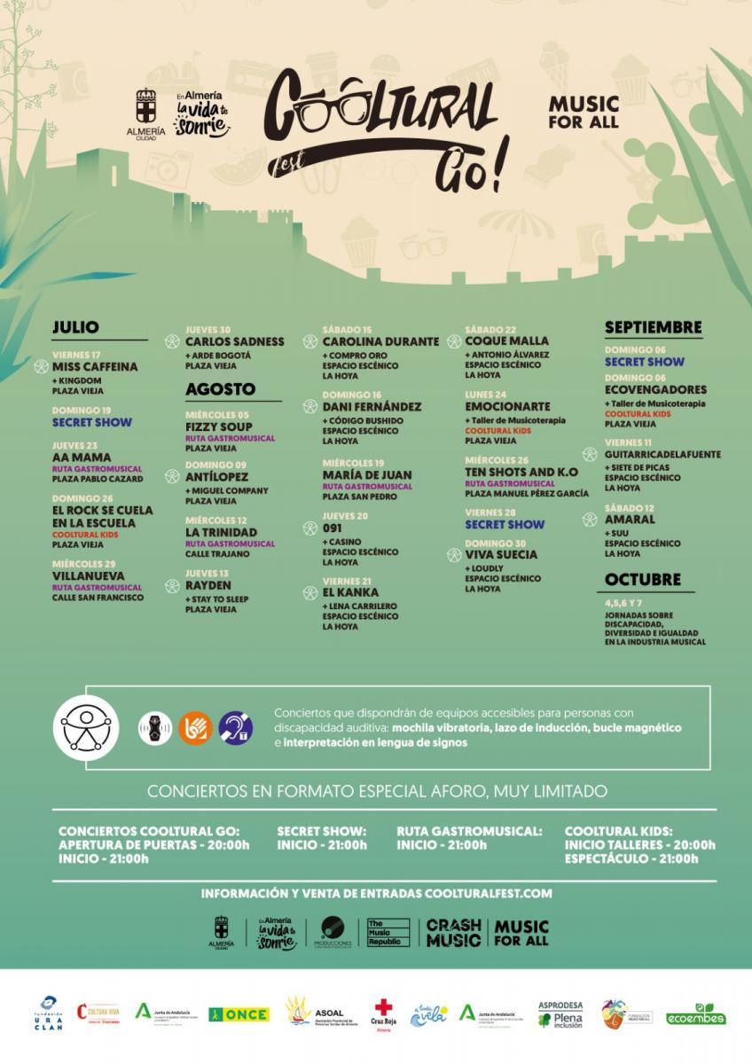 Programación del Cooltural Fest