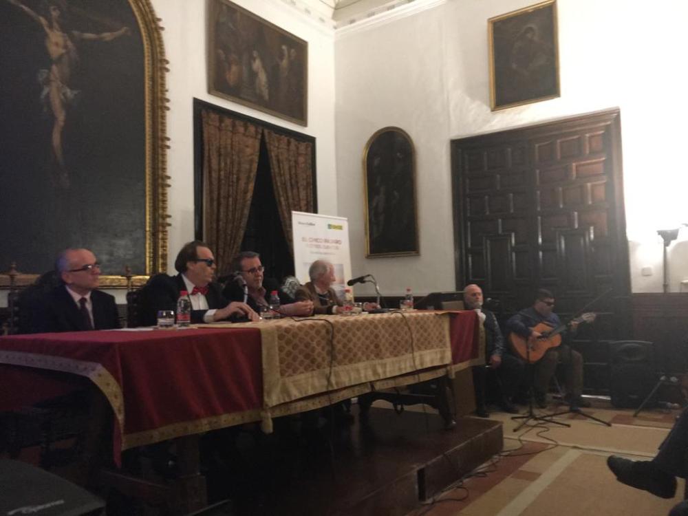 Rafael Millán, durante la presentación de su último libro