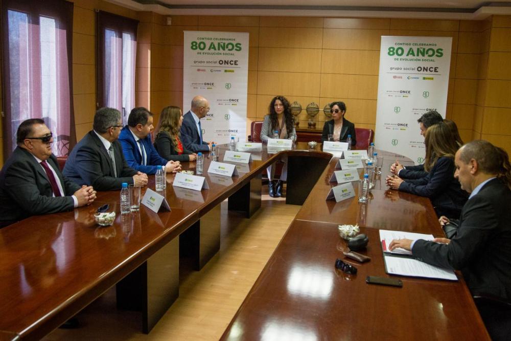 La consejera de Igualdad trasladó al Consejo Territorial el compromiso y el respaldo del nuevo Gobierno andaluz a la ONCE
