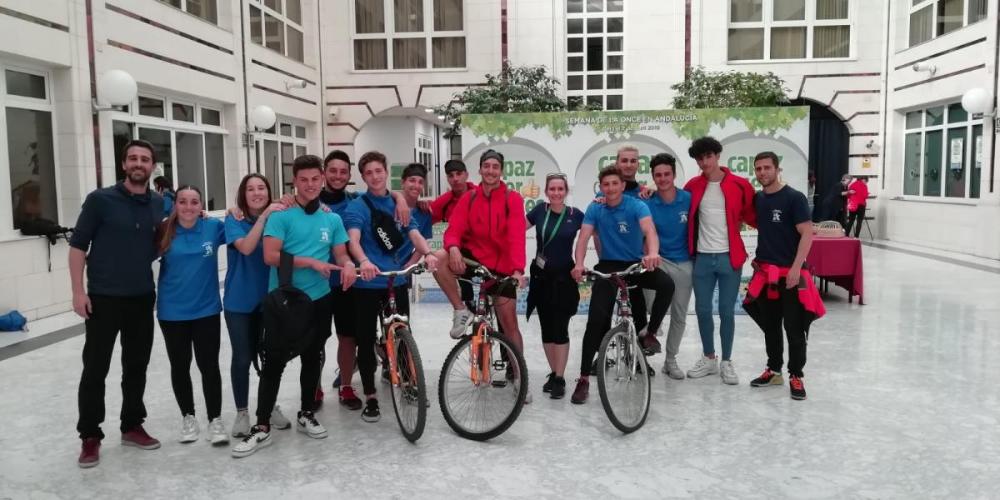 Salida en tándem desde la Delegación Territorial