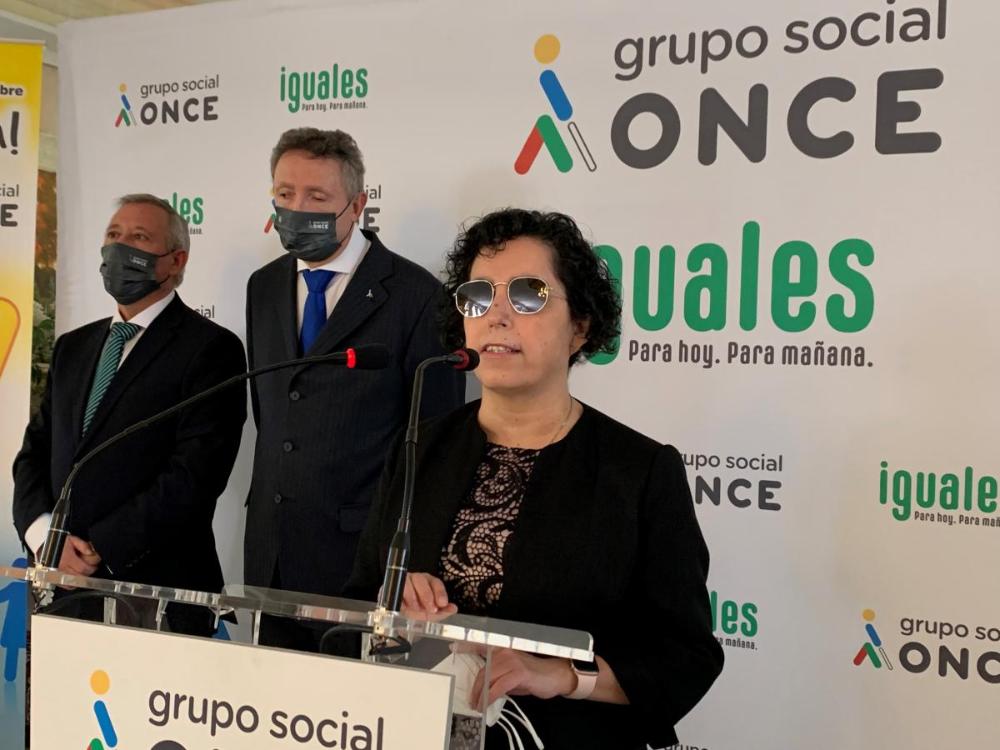 El delegado territorial de la ONCE y la presidenta del Consejo Territorial presidieron Santa Lucía en Sevilla