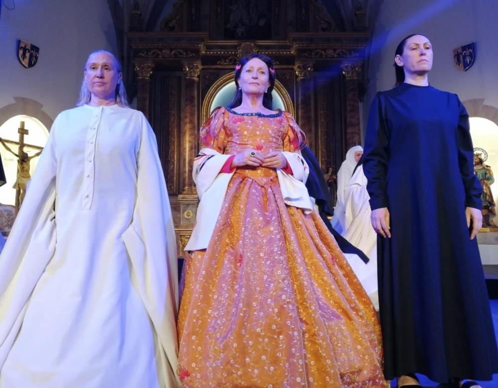 De izquierda a Derecha las actrices de Jacaranda11 Inmaculada Alonso, Toñi Serrano y Mónica Madrid