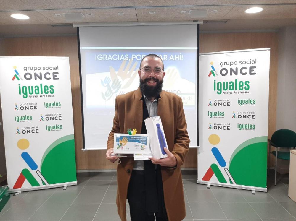 Miguel Gómez, Voluntario del Año en Almería