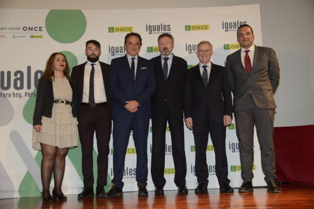 Alberto Parra, durante el acto de su presentación como director de la ONCE en Torremolinos