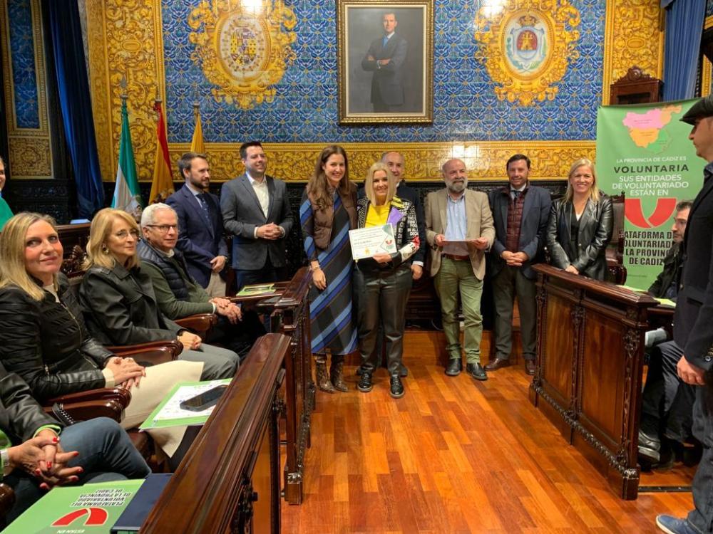 Reconocimiento a la ONCE en la celebración del Día del Voluntariado en Algeciras