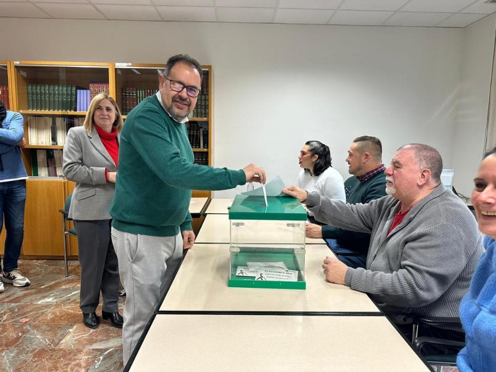 Voto del consejero territorial Francisco Valderas en Córdoba