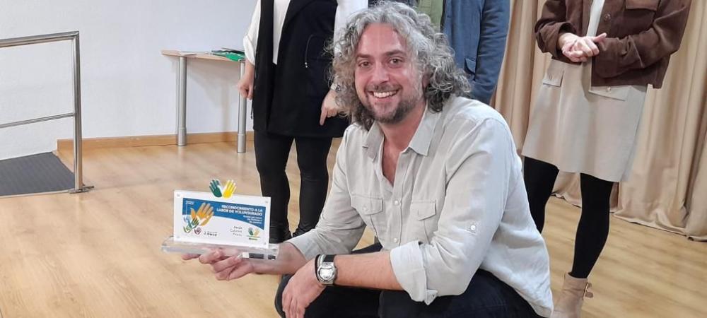 Jesús Cabrera, Voluntario del Año en la provincia de Huelva