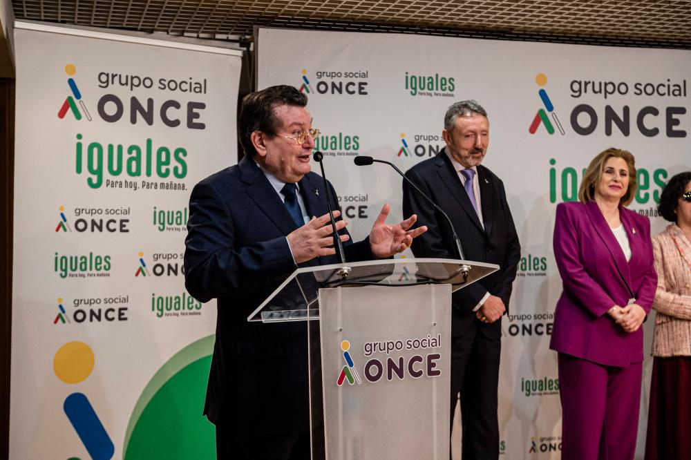 El director general de la ONCE, Ángel Sánchez, expresó subrayó el potencial de Andalucía dentro del Grupo Social ONCE