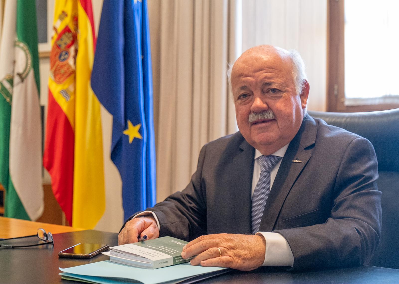 Jesús Aguirre, presidente del Parlamento de Andalucía