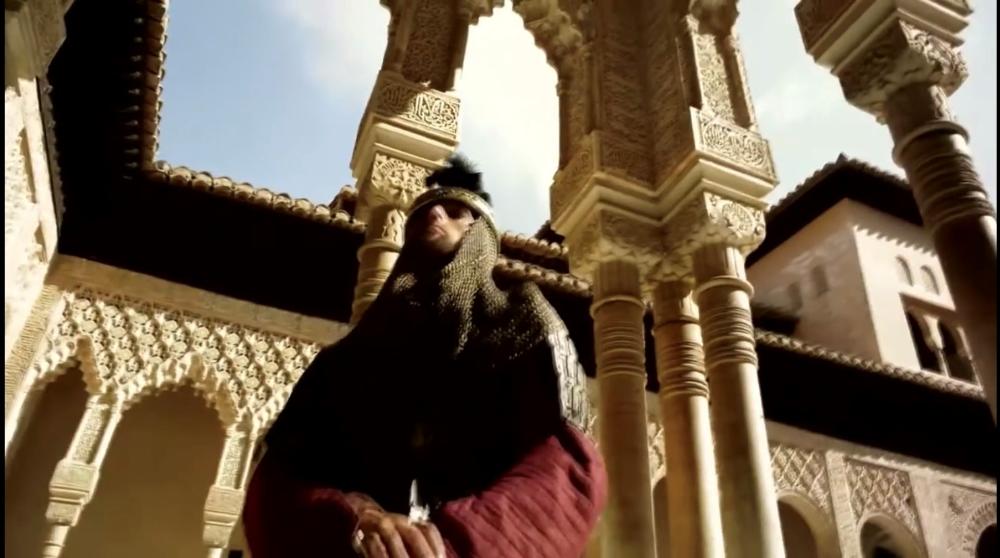 Recreación de una escena virtual en La Alhambra de Granada