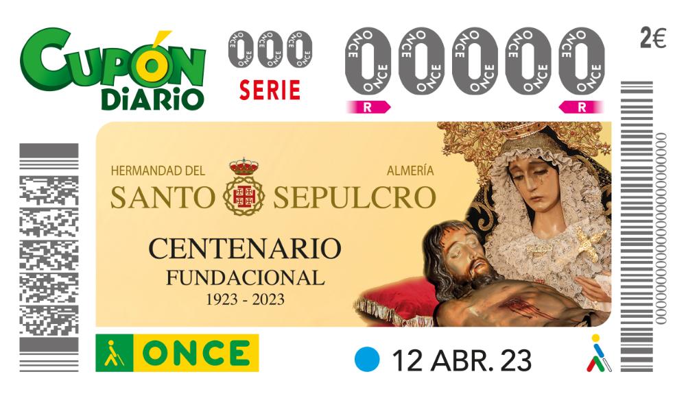 Imagen del cupón del 12 de abril