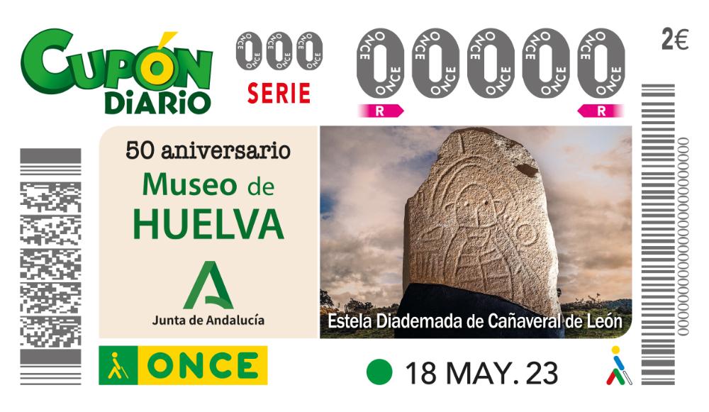 Imagen del cupón del sorteo del 18 de mayo