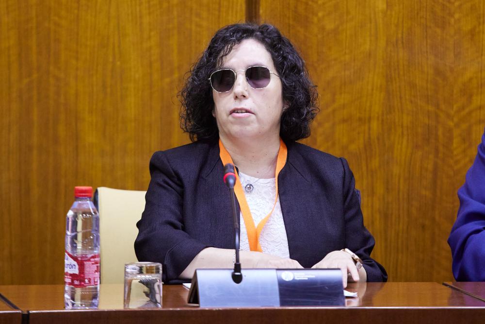 Isabel Viruet durante su intervención