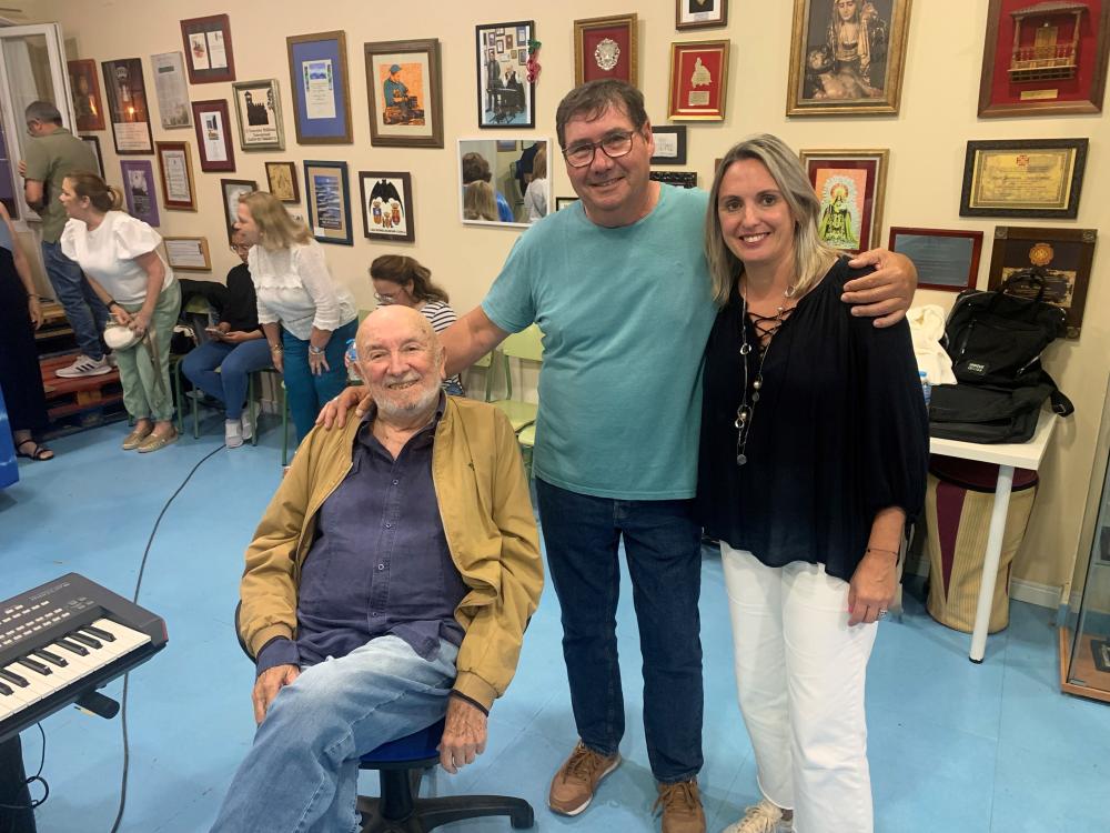 Vicente Sanchis, Joaquín Gómez y Virginia Peña