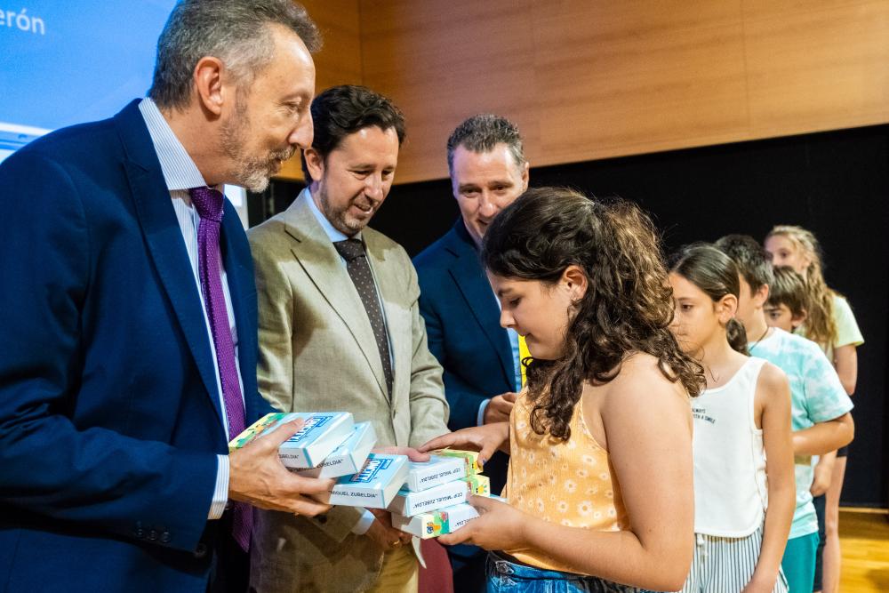 Entrega del premio en la categoría A
